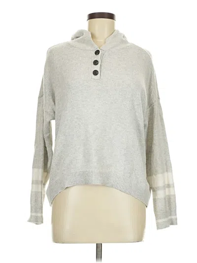 Pre-owned American Eagle Outfitters Fleece Jacket In Gray