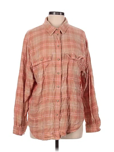 Pre-owned American Eagle Outfitters Fleece Jacket In Orange