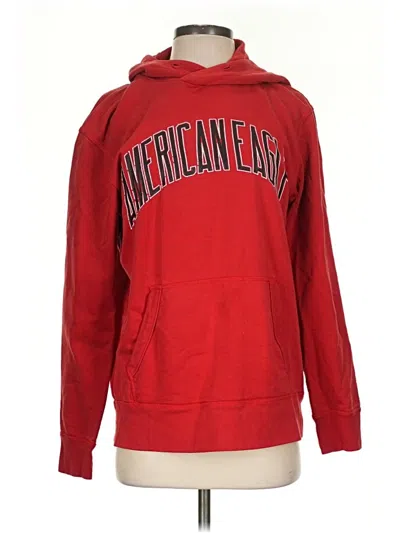 Pre-owned American Eagle Outfitters Fleece Jacket In Red