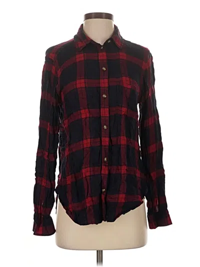 Pre-owned American Eagle Outfitters Fleece Jacket In Red