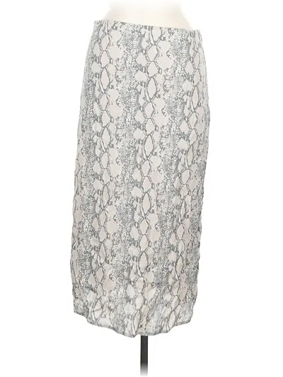 Pre-owned American Eagle Outfitters Formal Skirt In Gray