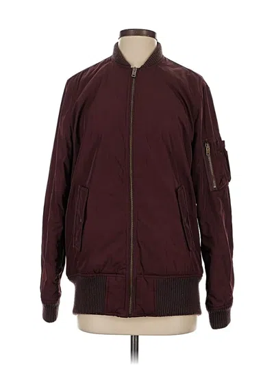 Pre-owned American Eagle Outfitters Jacket In Burgundy