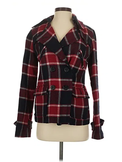Pre-owned American Eagle Outfitters Jacket In Burgundy