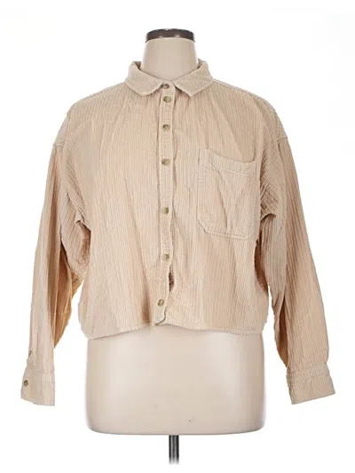 Pre-owned American Eagle Outfitters Jacket In Tan