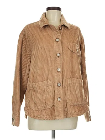 Pre-owned American Eagle Outfitters Jacket In Tan