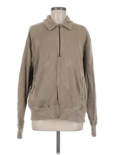 Pre-owned American Eagle Outfitters Jacket In Tan