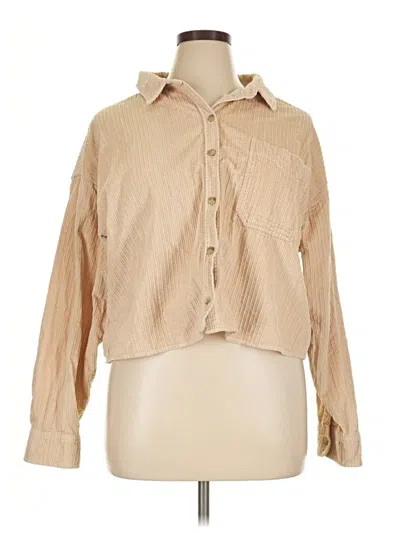 Pre-owned American Eagle Outfitters Jacket In Tan