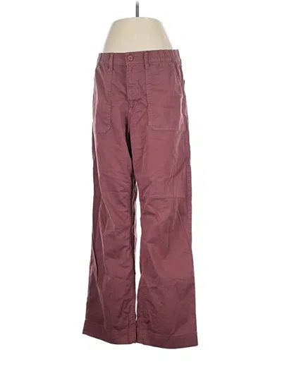 Pre-owned American Eagle Outfitters Jeans In Burgundy