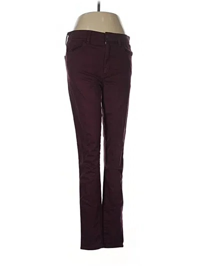 Pre-owned American Eagle Outfitters Jeans In Burgundy