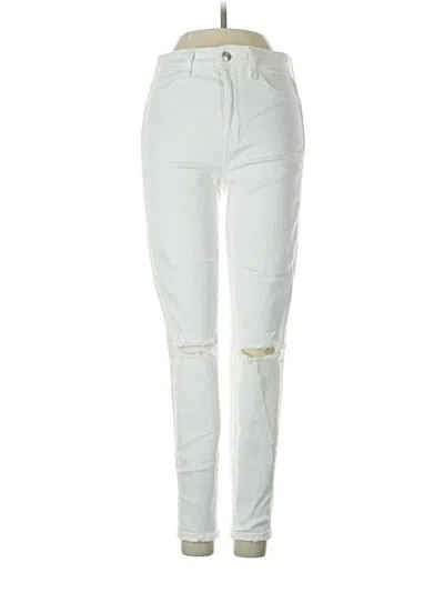 Pre-owned American Eagle Outfitters Jeans In Ivory