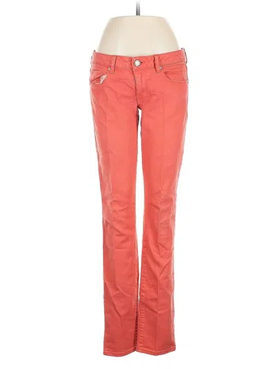 Pre-owned American Eagle Outfitters Jeans In Red