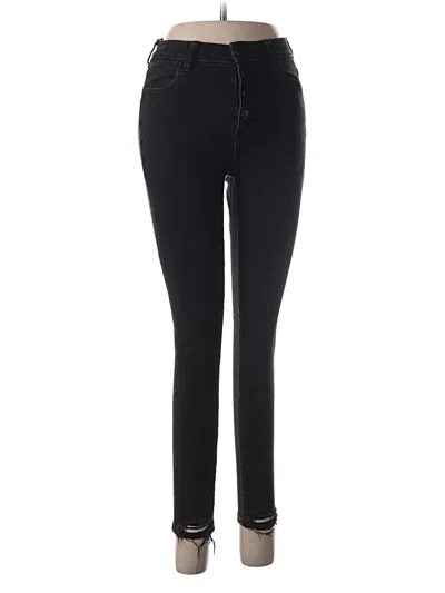 Pre-owned American Eagle Outfitters Jeggings In Black