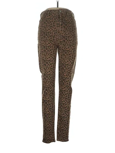 Pre-owned American Eagle Outfitters Jeggings In Brown