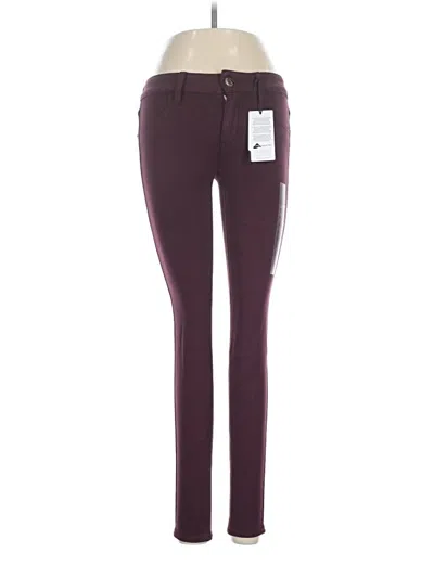 American Eagle Outfitters Jeggings In Burgundy