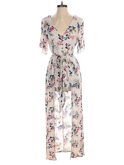 Pre-owned American Eagle Outfitters Jumpsuit In Ivory