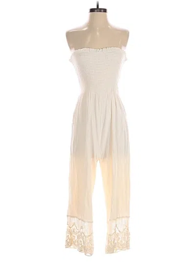 Pre-owned American Eagle Outfitters Jumpsuit In Ivory