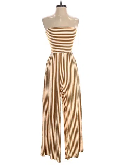 Pre-owned American Eagle Outfitters Jumpsuit In Tan