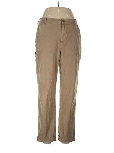 Pre-owned American Eagle Outfitters Khaki Pant In Tan