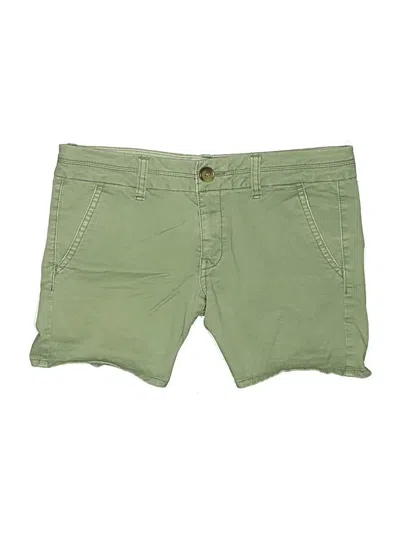 Pre-owned American Eagle Outfitters Khaki Shorts In Green