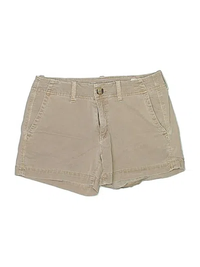 Pre-owned American Eagle Outfitters Khaki Shorts In Tan