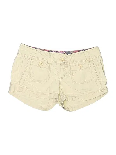 Pre-owned American Eagle Outfitters Khaki Shorts In Yellow