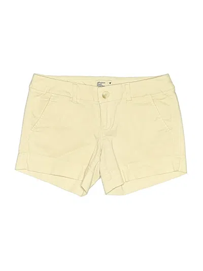 Pre-owned American Eagle Outfitters Khaki Shorts In Yellow