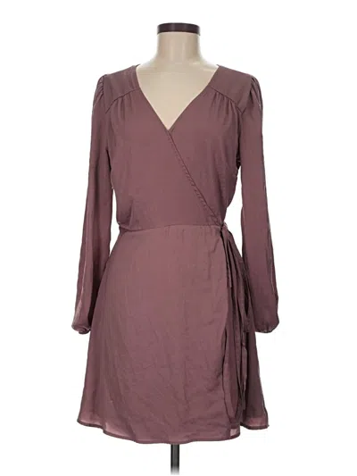 Pre-owned American Eagle Outfitters Kimono In Burgundy