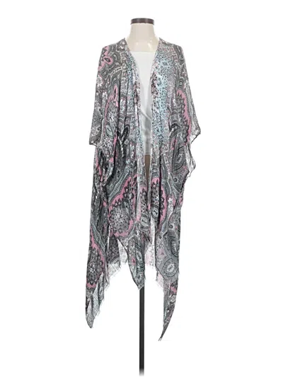 Pre-owned American Eagle Outfitters Kimono In Gray