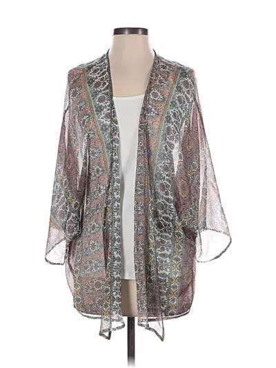 Pre-owned American Eagle Outfitters Kimono In Silver