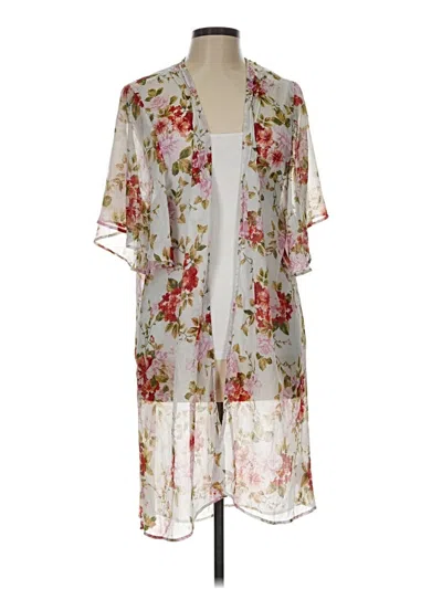 Pre-owned American Eagle Outfitters Kimono In White