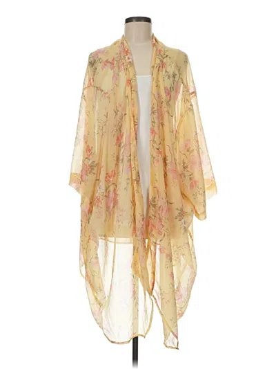 Pre-owned American Eagle Outfitters Kimono In Yellow