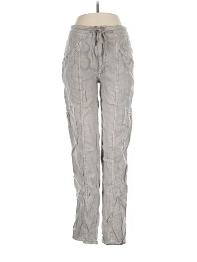 Pre-owned American Eagle Outfitters Linen Pants In Gray