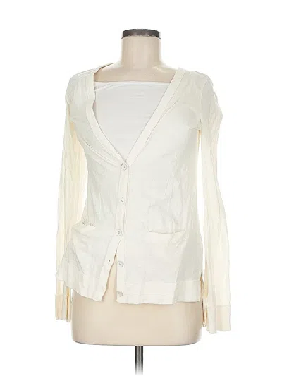 Pre-owned American Eagle Outfitters Long Sleeve Blouse In White