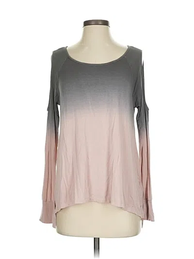 Pre-owned American Eagle Outfitters Long Sleeve T-shirt In Gray