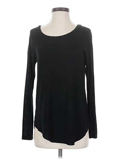 Pre-owned American Eagle Outfitters Long Sleeve T-shirt In Black