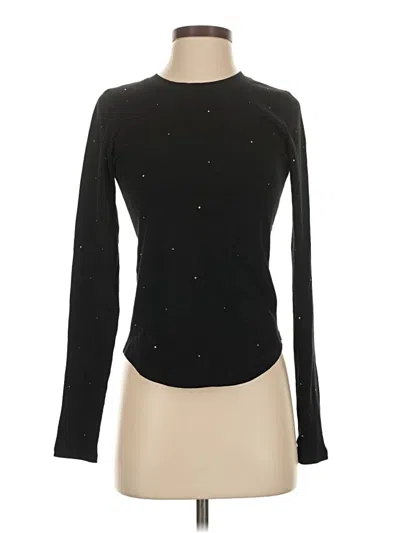 Pre-owned American Eagle Outfitters Long Sleeve T-shirt In Black
