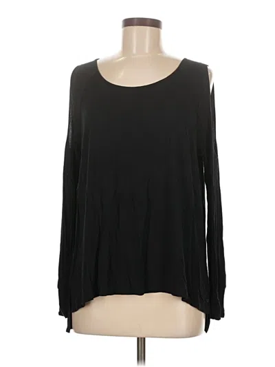 Pre-owned American Eagle Outfitters Long Sleeve T-shirt In Black