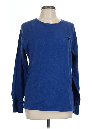 Pre-owned American Eagle Outfitters Long Sleeve T-shirt In Blue