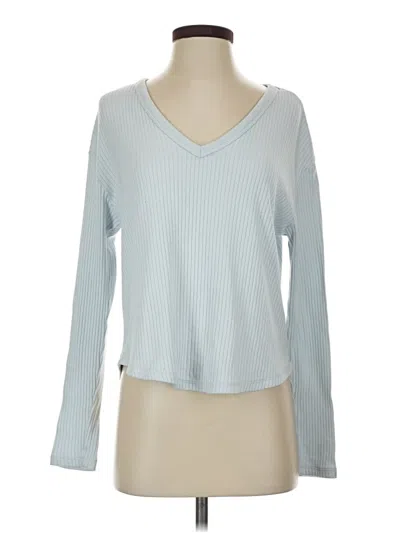 Pre-owned American Eagle Outfitters Long Sleeve T-shirt In Blue