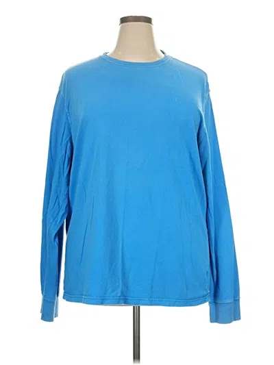 Pre-owned American Eagle Outfitters Long Sleeve T-shirt In Blue