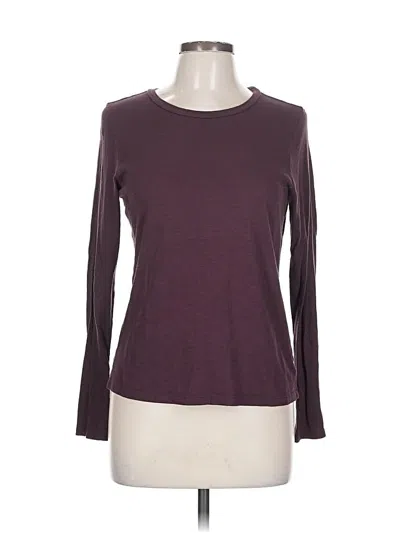 Pre-owned American Eagle Outfitters Long Sleeve T-shirt In Burgundy