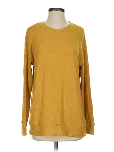 Pre-owned American Eagle Outfitters Long Sleeve T-shirt In Gold