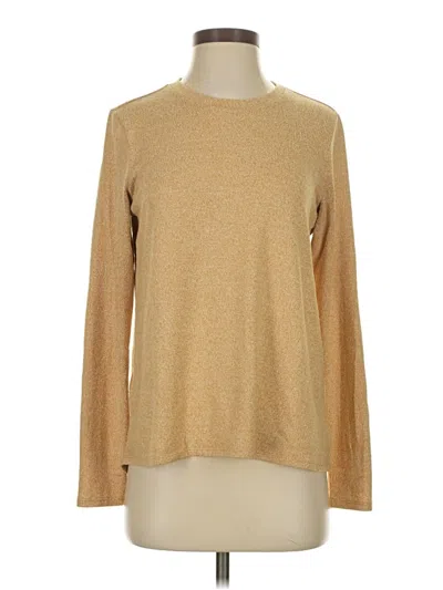 Pre-owned American Eagle Outfitters Long Sleeve T-shirt In Gold