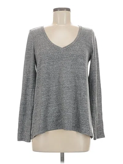 Pre-owned American Eagle Outfitters Long Sleeve T-shirt In Gray
