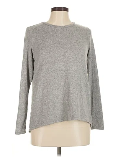 Pre-owned American Eagle Outfitters Long Sleeve T-shirt In Gray