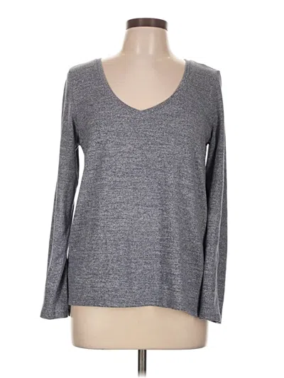 Pre-owned American Eagle Outfitters Long Sleeve T-shirt In Gray