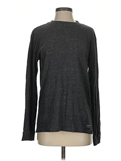 Pre-owned American Eagle Outfitters Long Sleeve T-shirt In Gray