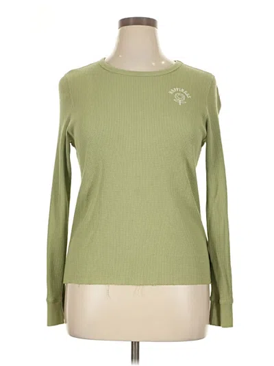 Pre-owned American Eagle Outfitters Long Sleeve T-shirt In Green