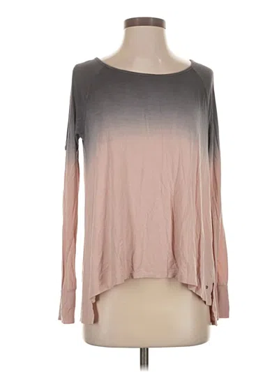 Pre-owned American Eagle Outfitters Long Sleeve T-shirt In Pink