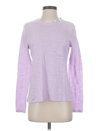 Pre-owned American Eagle Outfitters Long Sleeve T-shirt In Purple